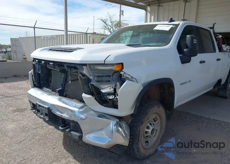 2022 Chevrolet Silverado 2500Hd 4Wd Long Bed Wt z USA, uszkodzony, nr VIN 1GC1YLE7XNF225132